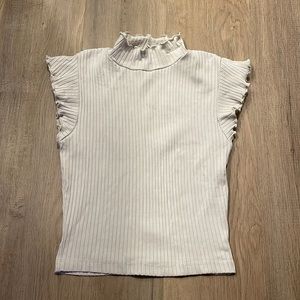 Zara high neck crop top